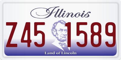 IL license plate Z451589
