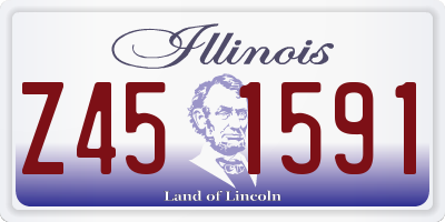 IL license plate Z451591