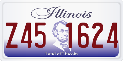IL license plate Z451624