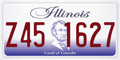 IL license plate Z451627