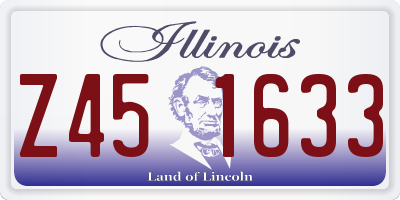 IL license plate Z451633