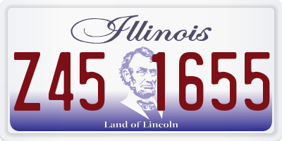 IL license plate Z451655