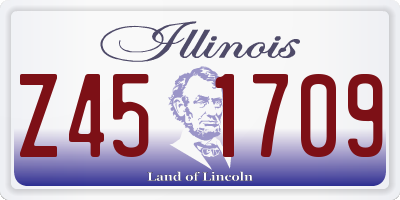 IL license plate Z451709
