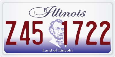 IL license plate Z451722