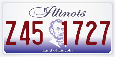 IL license plate Z451727