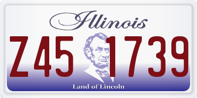 IL license plate Z451739