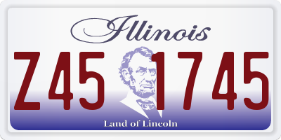 IL license plate Z451745