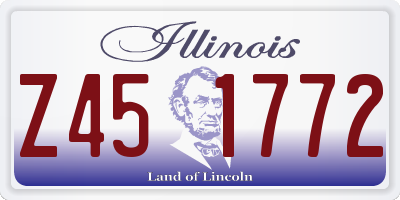 IL license plate Z451772