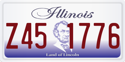 IL license plate Z451776
