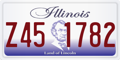 IL license plate Z451782
