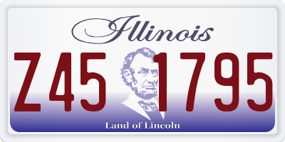 IL license plate Z451795