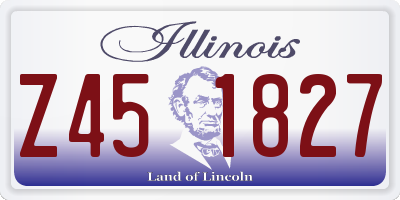 IL license plate Z451827