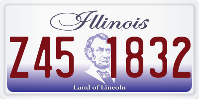 IL license plate Z451832