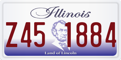 IL license plate Z451884