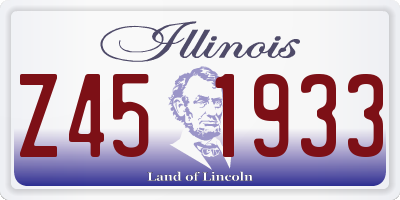 IL license plate Z451933