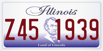 IL license plate Z451939