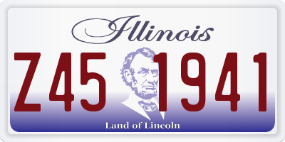 IL license plate Z451941