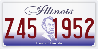 IL license plate Z451952