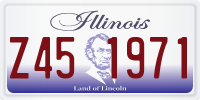 IL license plate Z451971