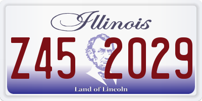 IL license plate Z452029