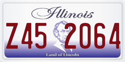 IL license plate Z452064
