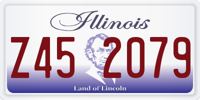 IL license plate Z452079