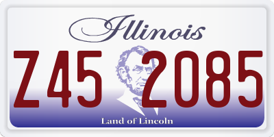 IL license plate Z452085
