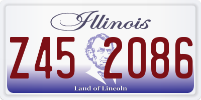 IL license plate Z452086