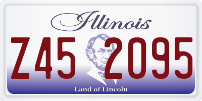IL license plate Z452095