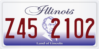 IL license plate Z452102
