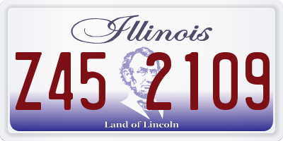IL license plate Z452109