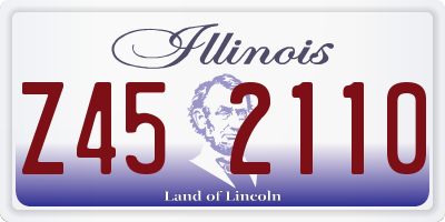 IL license plate Z452110