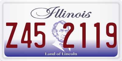 IL license plate Z452119
