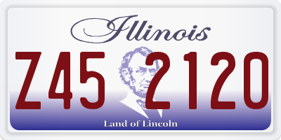 IL license plate Z452120