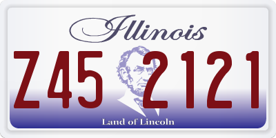 IL license plate Z452121