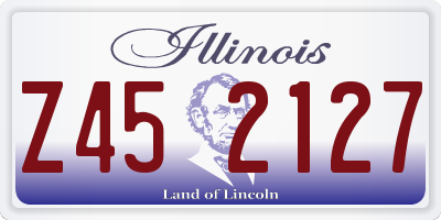 IL license plate Z452127