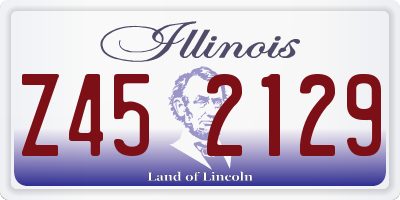 IL license plate Z452129