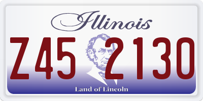 IL license plate Z452130