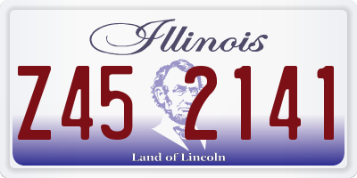 IL license plate Z452141