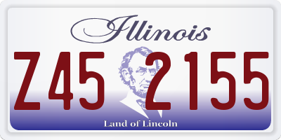 IL license plate Z452155