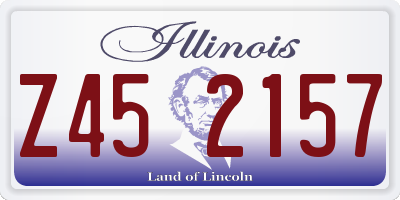 IL license plate Z452157