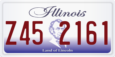IL license plate Z452161