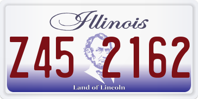 IL license plate Z452162