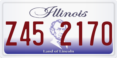 IL license plate Z452170