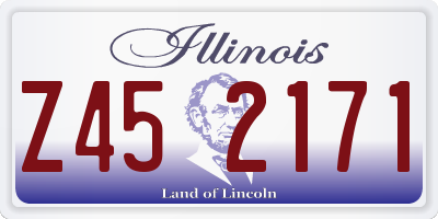 IL license plate Z452171