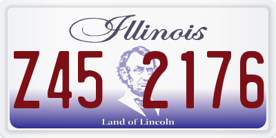 IL license plate Z452176