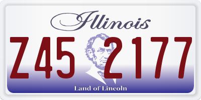 IL license plate Z452177