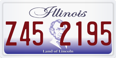 IL license plate Z452195
