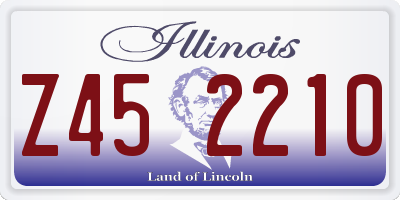 IL license plate Z452210