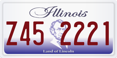 IL license plate Z452221